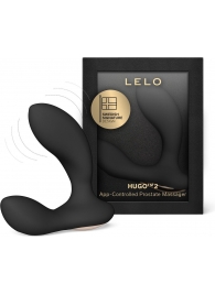 Черный вибростимулятор простаты Hugo 2 - Lelo - #SOTBIT_REGIONS_UF_V_REGION_NAME# купить с доставкой