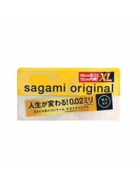 Презервативы увеличенного размера Sagami Original 0.02 XL-size - 12 шт. - Sagami - купить с доставкой в Москве