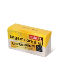 Презервативы увеличенного размера Sagami Original 0.02 XL-size - 12 шт. - Sagami - купить с доставкой в Москве