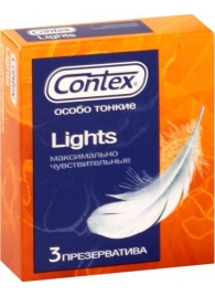 Особо тонкие презервативы Contex Lights - 3 шт. - Contex - купить с доставкой #SOTBIT_REGIONS_UF_V_REGION_NAME#