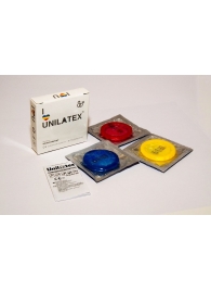 Разноцветные ароматизированные презервативы Unilatex Multifruits - 3 шт. - Unilatex - купить с доставкой в Москве