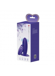 Фиолетовый анальный вибростимулятор Remote Control Vibrating Plug Youth - 11 см. - Baile