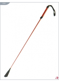 Длинный плетеный стек с красной лаковой ручкой - 85 см. - Подиум - купить с доставкой #SOTBIT_REGIONS_UF_V_REGION_NAME#