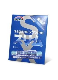Презерватив Sagami Xtreme FEEL FIT 3D - 1 шт. - Sagami - купить с доставкой в Москве