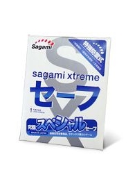 Презерватив Sagami Xtreme Ultrasafe с двойным количеством смазки - 1 шт. - Sagami - купить с доставкой #SOTBIT_REGIONS_UF_V_REGION_NAME#