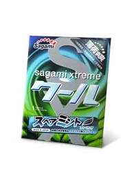 Презерватив Sagami Xtreme Mint с ароматом мяты - 1 шт. - Sagami - купить с доставкой в Москве