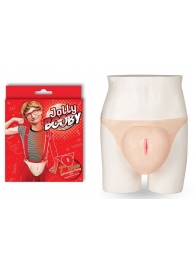 Надувная вагина с фиксацией JOLLY BOOBY-INFLATABLE PUSSY - NMC - купить с доставкой в Москве