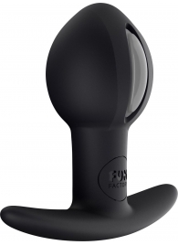 Чёрно-серый анальный стимулятор B-BALL UNO - 7,3 см. - Fun Factory