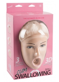 Надувная секс-кукла Cum Swallowing с вибрацией - NMC - в Москве купить с доставкой