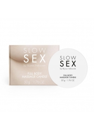 Массажная свеча для всего тела Slow Sex - 50 гр. - Bijoux Indiscrets - купить с доставкой в Москве