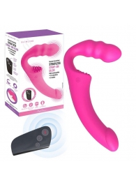 Розовый безремневой страпон Straples Strap-On Dildo - Erokay - купить с доставкой #SOTBIT_REGIONS_UF_V_REGION_NAME#