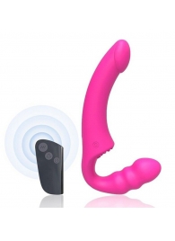 Розовый безремневой страпон Straples Strap-On Dildo - Erokay - купить с доставкой #SOTBIT_REGIONS_UF_V_REGION_NAME#