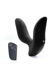 Черный вибромассажер простаты 3,5’’ Remote Control Curve P-spot Massager - 12 см. - Erokay - #SOTBIT_REGIONS_UF_V_REGION_NAME# купить с доставкой