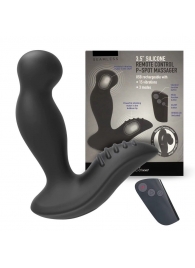 Черный вибромассажер простаты 3,5’’ Remote Control P-spot Massager - 12,5 см. - Erokay - #SOTBIT_REGIONS_UF_V_REGION_NAME# купить с доставкой