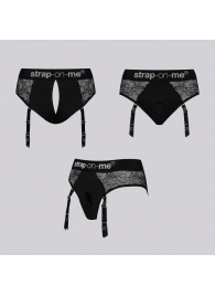 Трусики для фиксации насадок Strap-on-me Harness Lingerie Diva XS - Strap-on-me - купить с доставкой в Москве