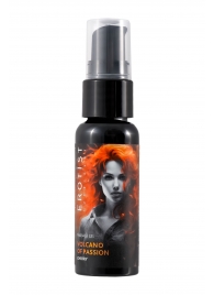 Гель с эффектом вибрации Volcano Of Passion со вкусом вишни - 25 мл. - Erotist Lubricants - купить с доставкой в Москве