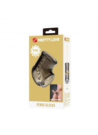 Дымчатая насадка на пенис и мошонку - Baile - в Москве купить с доставкой