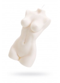 Белая интерьерная свеча в форме женского торса - 850 гр. - Pecado - купить с доставкой #SOTBIT_REGIONS_UF_V_REGION_NAME#