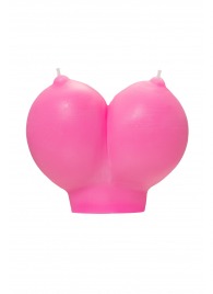 Розовая свеча «Сиськи» - 150 гр. - Pecado - купить с доставкой #SOTBIT_REGIONS_UF_V_REGION_NAME#