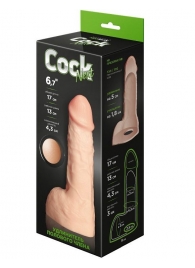 Телесный фаллоудлинитель с мошонкой Cock Next - 17 см. - LOVETOY (А-Полимер) - #SOTBIT_REGIONS_UF_V_REGION_NAME# купить с доставкой