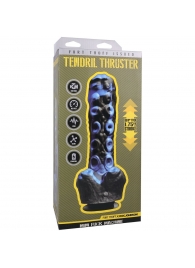 Черно-синяя мини-машина на присоске Tendril Thruster - 21,6 см. - Doc Johnson - купить с доставкой в Москве
