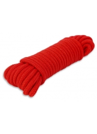 Красная веревка для связывания - 10 м. - Пикантные штучки - купить с доставкой #SOTBIT_REGIONS_UF_V_REGION_NAME#