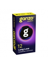 Презервативы с анестетиком для продления удовольствия Ganzo Long Love - 12 шт. - Ganzo - купить с доставкой в Москве