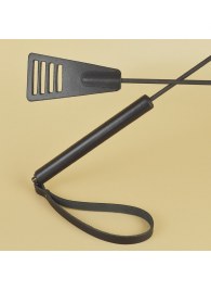 Черный кожаный стек «Сириус» - 60 см. - Sitabella - купить с доставкой в Москве