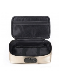Золотистая сумочка для хранения игрушек Discreet Box - Dorcel - купить с доставкой #SOTBIT_REGIONS_UF_V_REGION_NAME#