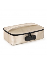 Золотистая сумочка для хранения игрушек Discreet Box - Dorcel - купить с доставкой #SOTBIT_REGIONS_UF_V_REGION_NAME#