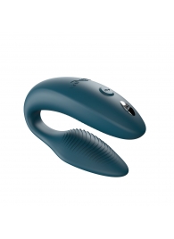 Зеленый вибратор для пар We-Vibe Sync 2 с пультом ДУ - We-vibe купить в Москве с доставкой в Orgasmix.ru Зеленый вибратор для пар We-Vibe Sync 2 с пультом ДУ - We-vibe