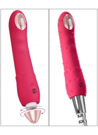 Малиновая насадка на душ с вибрацией Showers to orgasm - 20,1 см. - Orion - купить с доставкой в Москве