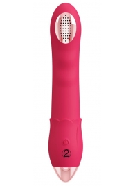 Малиновая насадка на душ с вибрацией Showers to orgasm - 20,1 см. - Orion - купить с доставкой в Москве