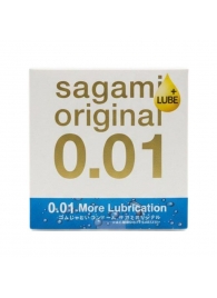 Увлажнённый презерватив Sagami Original 0.01 Extra Lub - 1 шт. - Sagami - купить с доставкой #SOTBIT_REGIONS_UF_V_REGION_NAME#
