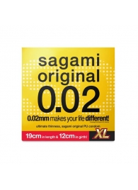 Презерватив увеличенного размера Sagami Original 0.02 XL-size - 1 шт. - Sagami - купить с доставкой #SOTBIT_REGIONS_UF_V_REGION_NAME#