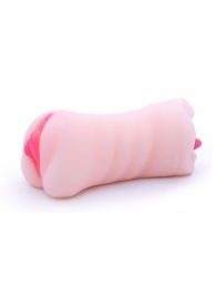 Телесный двусторонний мастурбатор - вагина и ротик - Boys of Toys - #SOTBIT_REGIONS_UF_V_REGION_NAME# купить с доставкой