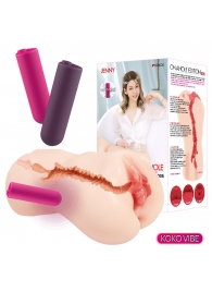 Мастурбатор-вагина с вибрацией Jenny Onahole edition 005 - KOKOS - #SOTBIT_REGIONS_UF_V_REGION_NAME# купить с доставкой