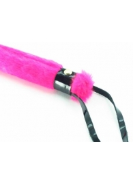 Нежная плеть с розовым мехом BDSM Light - 43 см. - БДСМ Арсенал - купить с доставкой #SOTBIT_REGIONS_UF_V_REGION_NAME#