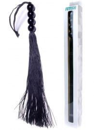 Черная силиконовая плеть - 37 см. - Boys of Toys - купить с доставкой в Москве