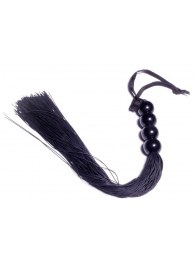 Черная силиконовая плеть - 37 см. - Boys of Toys - купить с доставкой в Москве