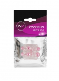 Прозрачная насадка на пенис с цветными шариками - Erowoman-Eroman - в Москве купить с доставкой