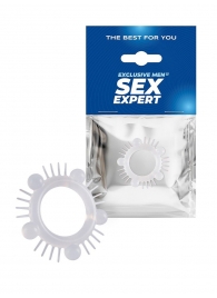 Эластичное эрекционное кольцо с шишечками и шипами - Sex Expert - #SOTBIT_REGIONS_UF_V_REGION_NAME# купить с доставкой