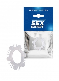 Эластичное эрекционное кольцо с шипиками и шариками - Sex Expert - #SOTBIT_REGIONS_UF_V_REGION_NAME# купить с доставкой