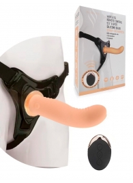 Женский вибрострапон со съемной насадкой и пультом ДУ - Erokay - купить с доставкой в Москве