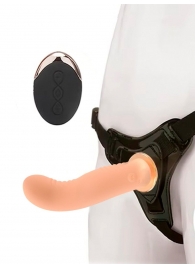 Женский вибрострапон со съемной насадкой и пультом ДУ - Erokay - купить с доставкой в Москве