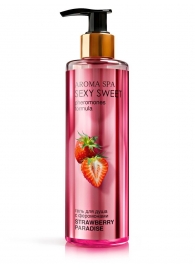 Гель для душа с феромонами и ароматом клубники Strawberry Paradise - 200 мл. - 