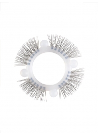 Эластичное кольцо с «ресничками» и 4 шариками - Sextaz - #SOTBIT_REGIONS_UF_V_REGION_NAME# купить с доставкой