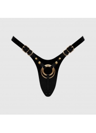Черный пояс для фиксации насадок Strap-On-Me Leatherette Harness Fabulous - Strap-on-me - купить с доставкой в Москве