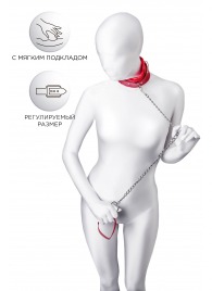 Красный ошейник с подкладкой из меха - ToyFa - купить с доставкой в Москве