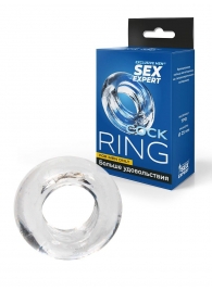 Прозрачное эрекционное кольцо-бублик - Sex Expert - в Москве купить с доставкой